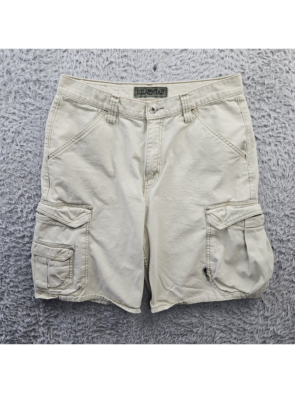 Levi's Silvertab 47 Cargo Shorts Vintage Y2K Baggy 32x10